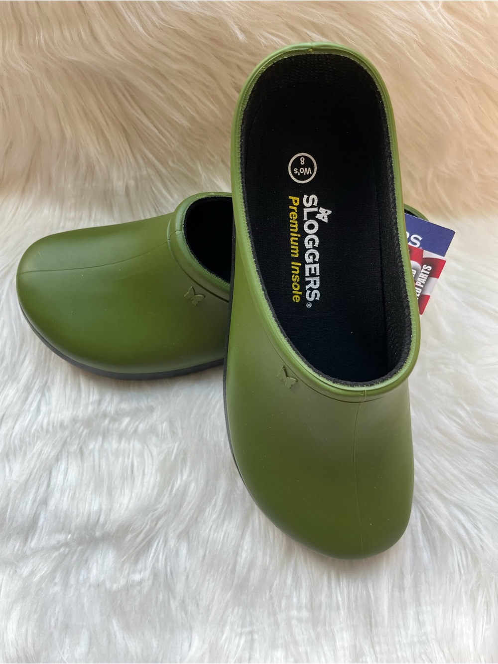 Sloggers Waterproof Comfort Garden Clog Green Women’s Size 8